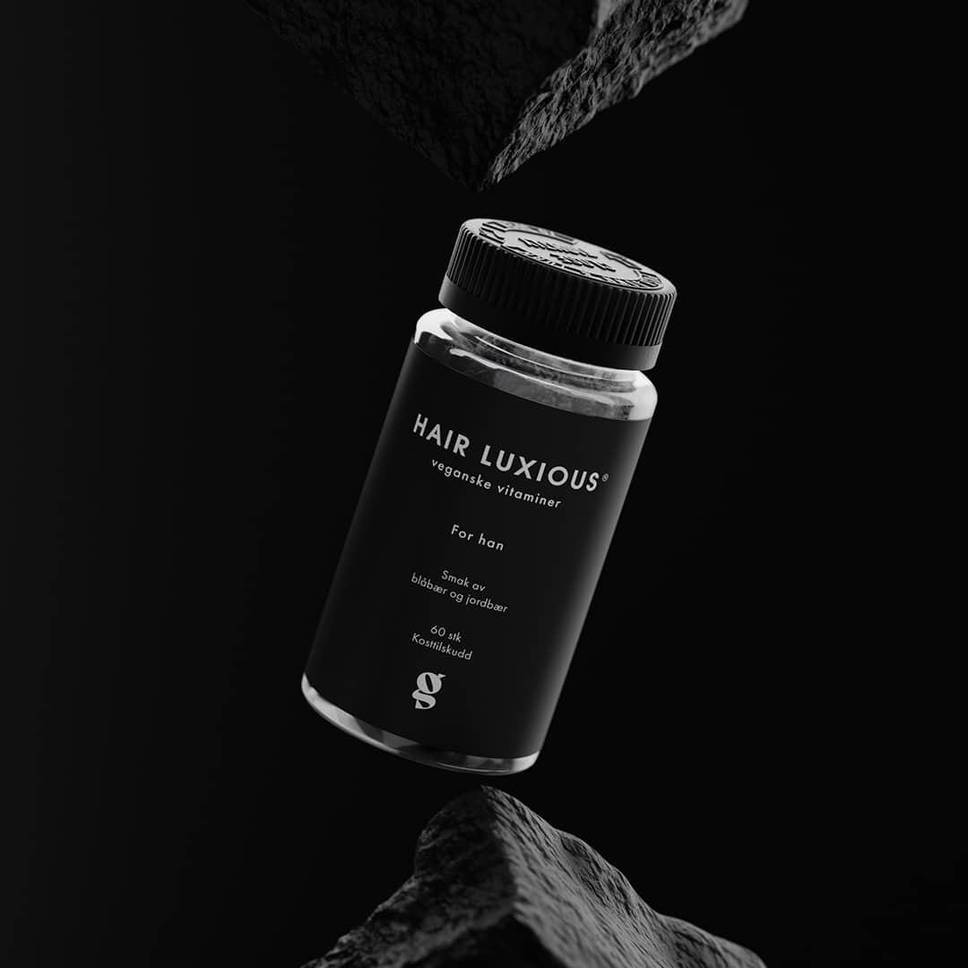 Premium hårvitaminer for menn